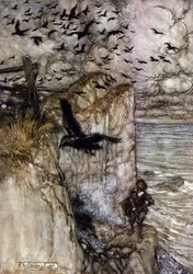 Ilustracja Arthura RACKHAMA (1867-1939) do „Snu letniej nocy” Williama Szekspira