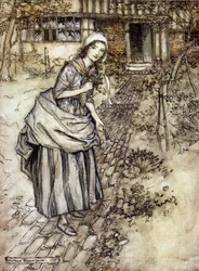 Ilustracja Arthura RACKHAMA (1867-1939) do „Snu letniej nocy” Williama Szekspira