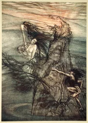 – Wykpij się! Kpina! Nibelung robi dla twojej zabawki!”, 1910.