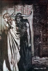 O zdradzona żono pomszczę ufają oszukani! Ilustracja do Zygfryda i Zmierzchu t