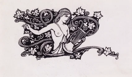 Sweetest Echo, Sweetest Nymph, ilustracja z Comusa, John Milton (1608-1674), wersja opublikowana w 1921 r.