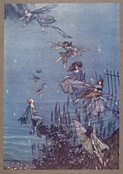 The Fairies of the Serpentine, z Piotrusia Pana w Kensington Gardens JM Barrie (1860 - 1937), wyd. 1906