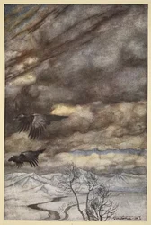 Kruki Wotana, ilustracja z filmu "Sigurd i zmierzch bogów