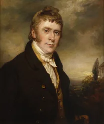 Portret Johna Martina, ok. 1817 (olej na płótnie)