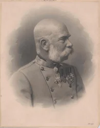 Cesarz Austrii Franciszek Józef I (druk)