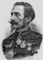 Francuski pułkownik Charles Ragon de Bange (1833-1914), wynalazca w dziedzinie artylerii i grawerstwa.
