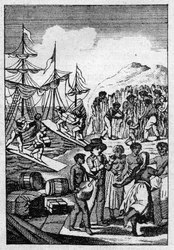 Frontispis do popularnego wydania "Podróży z Paryża do Saint-Cloud drogą morską i powrotu z Saint-Cloud do Paryża drogą lądową" autorstwa Louisa Balthazara Neela.