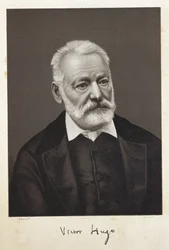 Hugo, Victor (1802-1885). Francuski pisarz romantyczny. Litografia