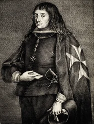 Juan Jose de Austria (1629-1679). Hiszpański Infante (książę), syn króla Filipa IV i aktorki teatralnej Marii Calderony. Rycina. Rycina.