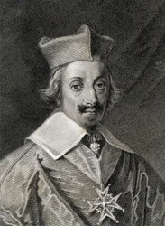 Portret kardynała Richelieu .