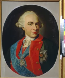Portret hrabiego Cyryla Razumowskiego (1728-1803) (olej na płótnie)