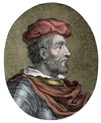 Portret Duncana I Szkockiego - portret Duncana I Szkockiego - grawerunek