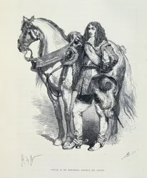 Portret Ludwika II Burbona, księcia Condé (znanego jako Le Grand Condé) (Bourbon-Conde)