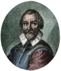Portret angielskiego marynarza Sir Martina Frobishera