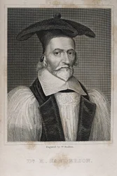 SANDERSON, Robert (1587-1663). Angielski teolog i kazuista. Rycina.