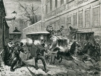 Hiszpania (1870). Zamach na generała Prima (Madryt, 27 grudnia)