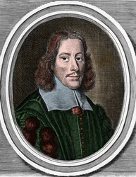THOMAS WILLIS, angielski anatom i lekarz, rycina autorstwa George