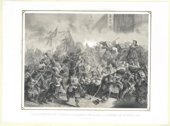 Szturm barykady Jaegerzeil przez wojsko k. k. w październiku 1848 r.