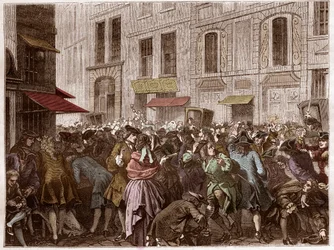 Rue Quincampoix, w czasach systemu Johna Law