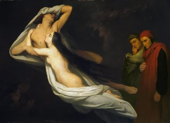 Paolo i Francesca, 1854