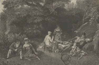Impreza Cyganów, ok. godz. 1830.