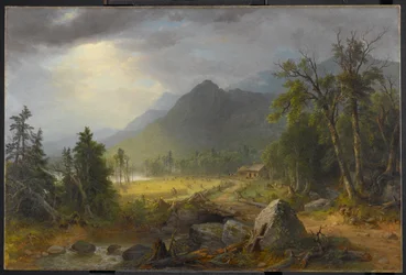 Pierwsze żniwa na pustkowiu, 1855
