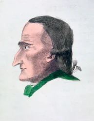 Rysy twarzy skąpiec, 1808