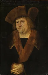 Brosamer (attr) Portret burmistrza Hansa Leitgeba 1506