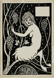 Dekoracyjny gabinet: Satyr