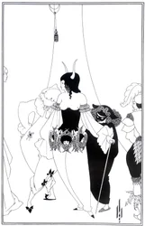 Ilustracja do Maski Czerwonej Śmierci autorstwa Edgara Allana Poe, 1895