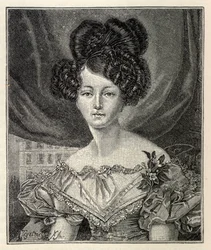 Augusta Sachsen-Weimar-Eisenach jako księżna Prus, 1829.