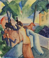 Powitanie jeziora Thun, 1913.