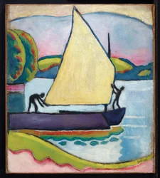 Żaglówka rano, 1910