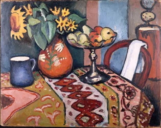 Martwa natura ze słonecznikami II, 1911