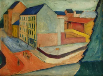 Nasza ulica z ujeżdżalnią, Bonn, 1913