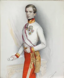 Portret cesarza Franciszka Józefa I Austrii, 1849 r.