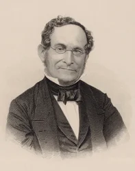 Portret kompozytora Alberta Methfessela 1785-1869.