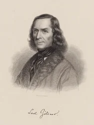Portret kompozytora Carla Friedricha Zöllnera 1800-1860 , c. 1850.