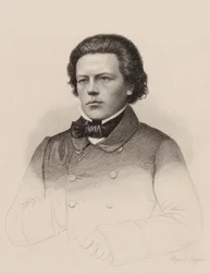 Portret kompozytora Antona Rubinsteina 1829-1894, 1850.