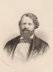 Portret skrzypka i kompozytora Josepha Joachima 1831-1907.