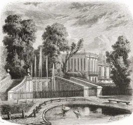 Le Petit Trianon w Wersalu, Francja, XIX wiek
