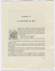 Frédéric Mistral: Mémoires et Recits by Frédéric Mistral: budynki i drzewa (strona 131)