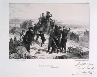 Le Jour du Bataille Dzień bitwy, oblężenie Paryża, wojna francusko-pruska, 1870 1871