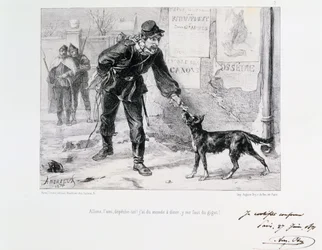 Oblężenie Paryża, wojna francusko-pruska, 1871.