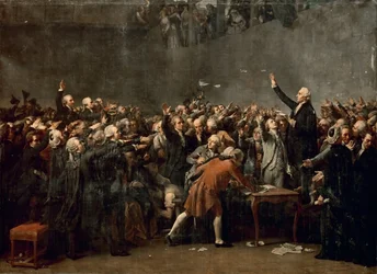 Przysięga w sali do gry w piłkę 20 czerwca 1789