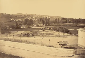 Lozanne, Widok z mostu kolejowego
