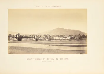 Saint-Thibaud i Coteau de Sancerre, widok z Chemin der Fer