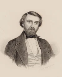 Portret kompozytora Giuseppe Verdiego 1813-1901, c. 1850.