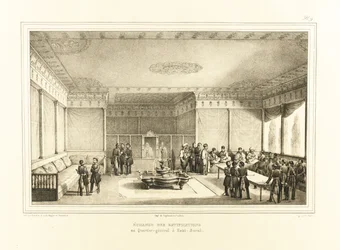 Podpisanie traktatu w Adrianopolu w starym pałacu w Edirne, 1834