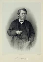 Portret Adolphe Guéroulta 1810-1872.